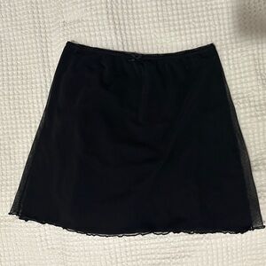 Brandy Melville Black Mini Skirt